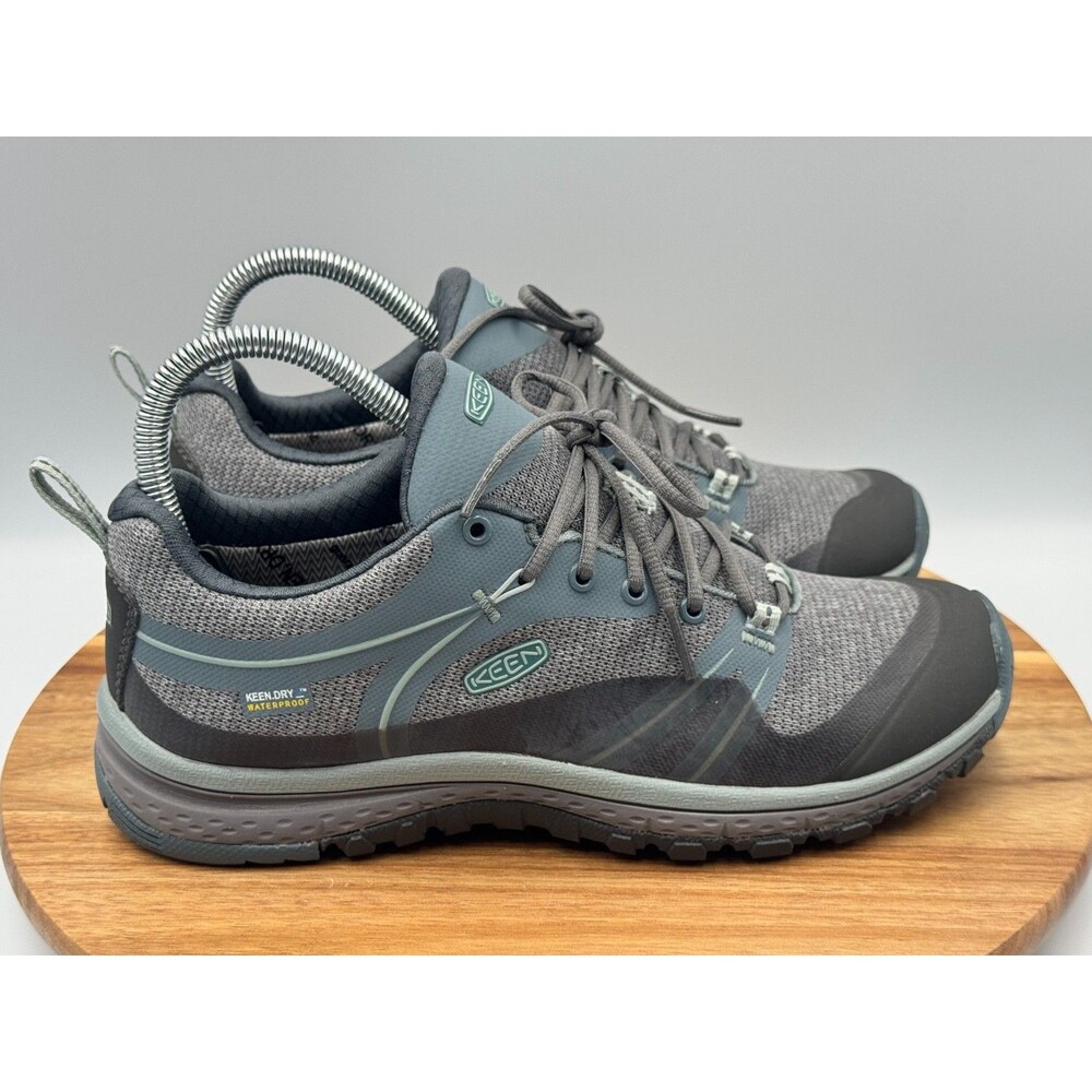 KEEN Terradora Waterproof Hiking Shoes Sneakers Grey/Storm Colorway Women's 7.5